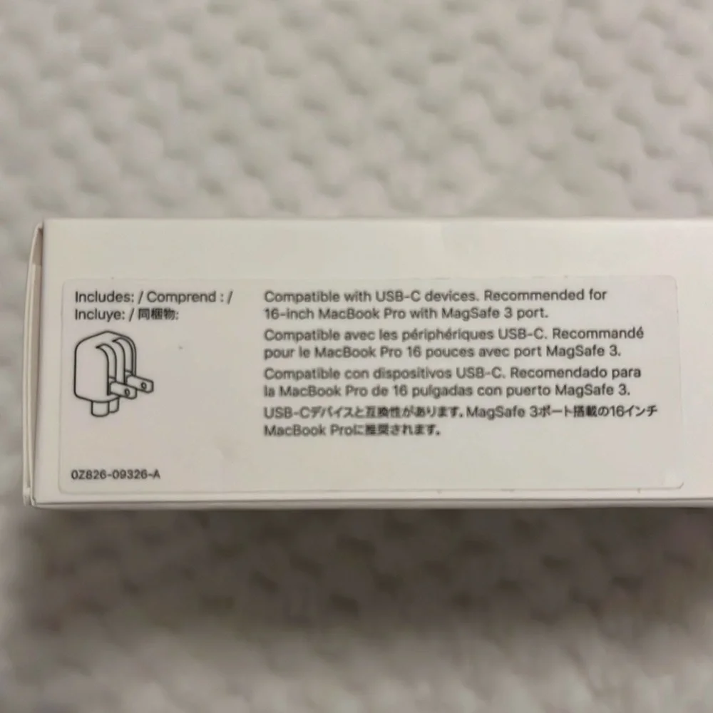Apple 140W USB-C Power Adapter ~ Model A2452